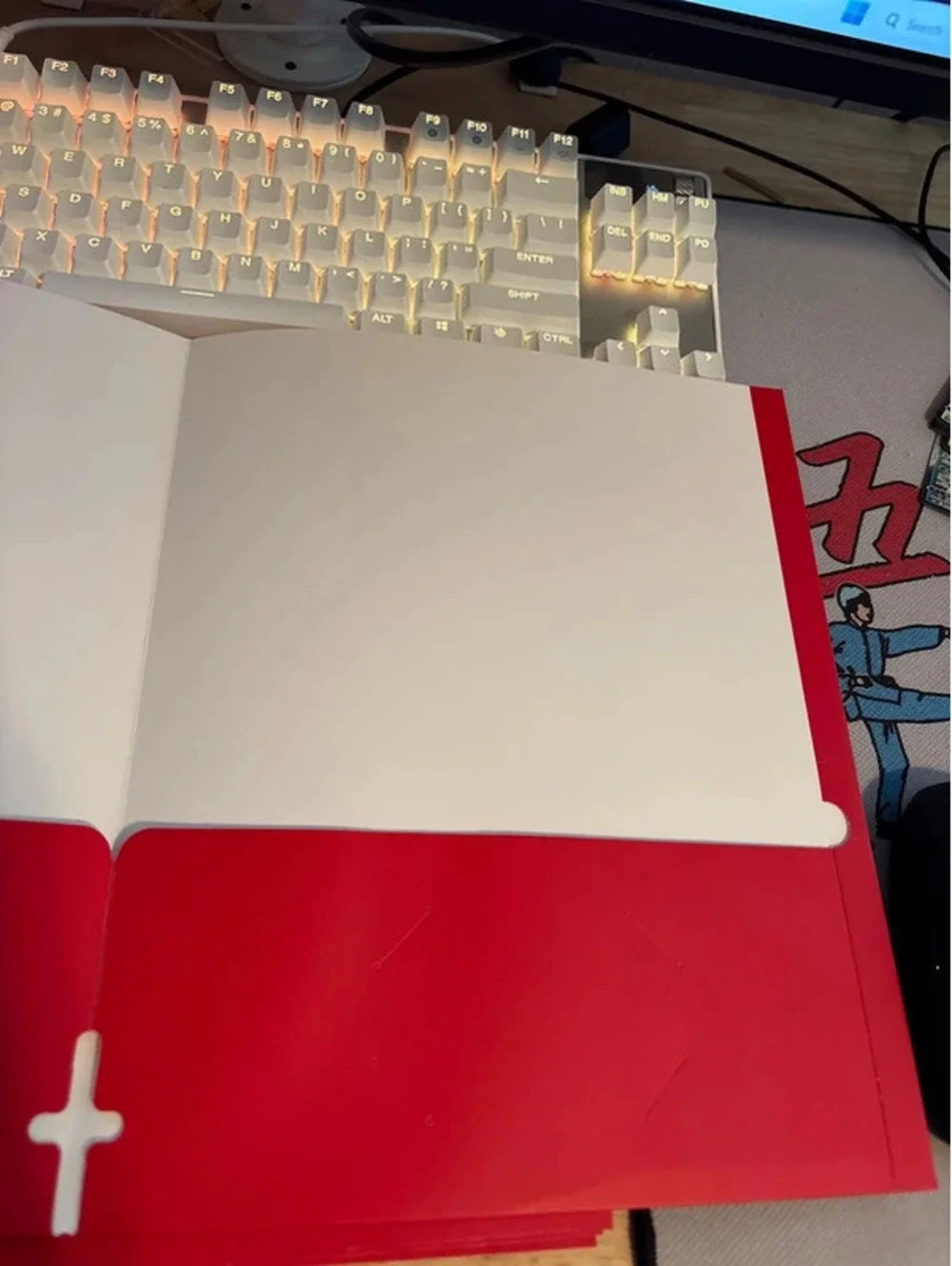 15 count Red Folders with pockets